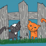 Cats_Fence blue